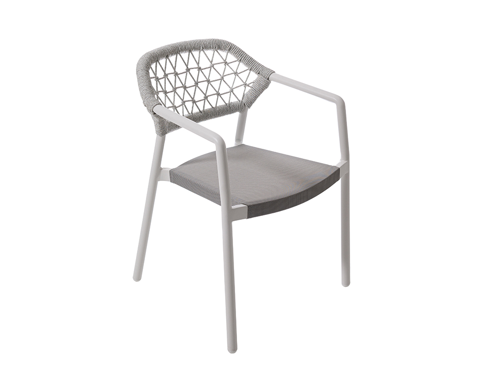 RHOSSILI DINING CHAIR White