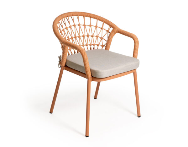 ZOE DINING CHAIR ORANGE